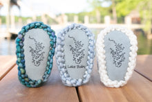 Load image into Gallery viewer, Lake Norman Hand-knit Baby Booties (3-6 months)
