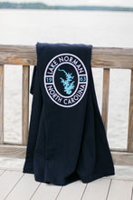 Load image into Gallery viewer, Lake Norman Fleece Sweatshirt Blanket - Navy