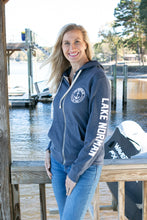 Load image into Gallery viewer, Lake Norman French Terry Full-Zip Hoodie Sweatshirt