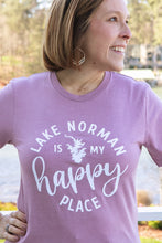 Load image into Gallery viewer, Lake Norman is my Happy Place T-Shirt - Heather Orchid