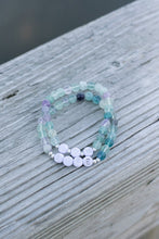 Load image into Gallery viewer, LKN LIFE Rainbow Fluorite Bracelet Stack