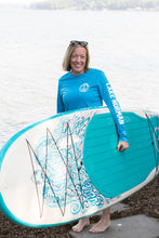 Load image into Gallery viewer, Lake Norman UV Sun/Fishing Long Sleeve Shirt - Sapphire Blue