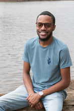 Load image into Gallery viewer, Lake Norman Oval Short Sleeve T-Shirt - Heather Slate