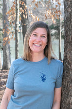 Load image into Gallery viewer, Lake Norman Oval Short Sleeve T-Shirt - Heather Slate