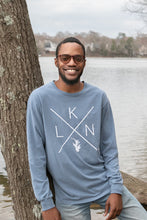 Load image into Gallery viewer, LKN Lake Long Sleeve T-Shirt - Saltwater Grey