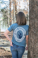 Load image into Gallery viewer, Lake Norman Oval Short Sleeve T-Shirt - Heather Slate