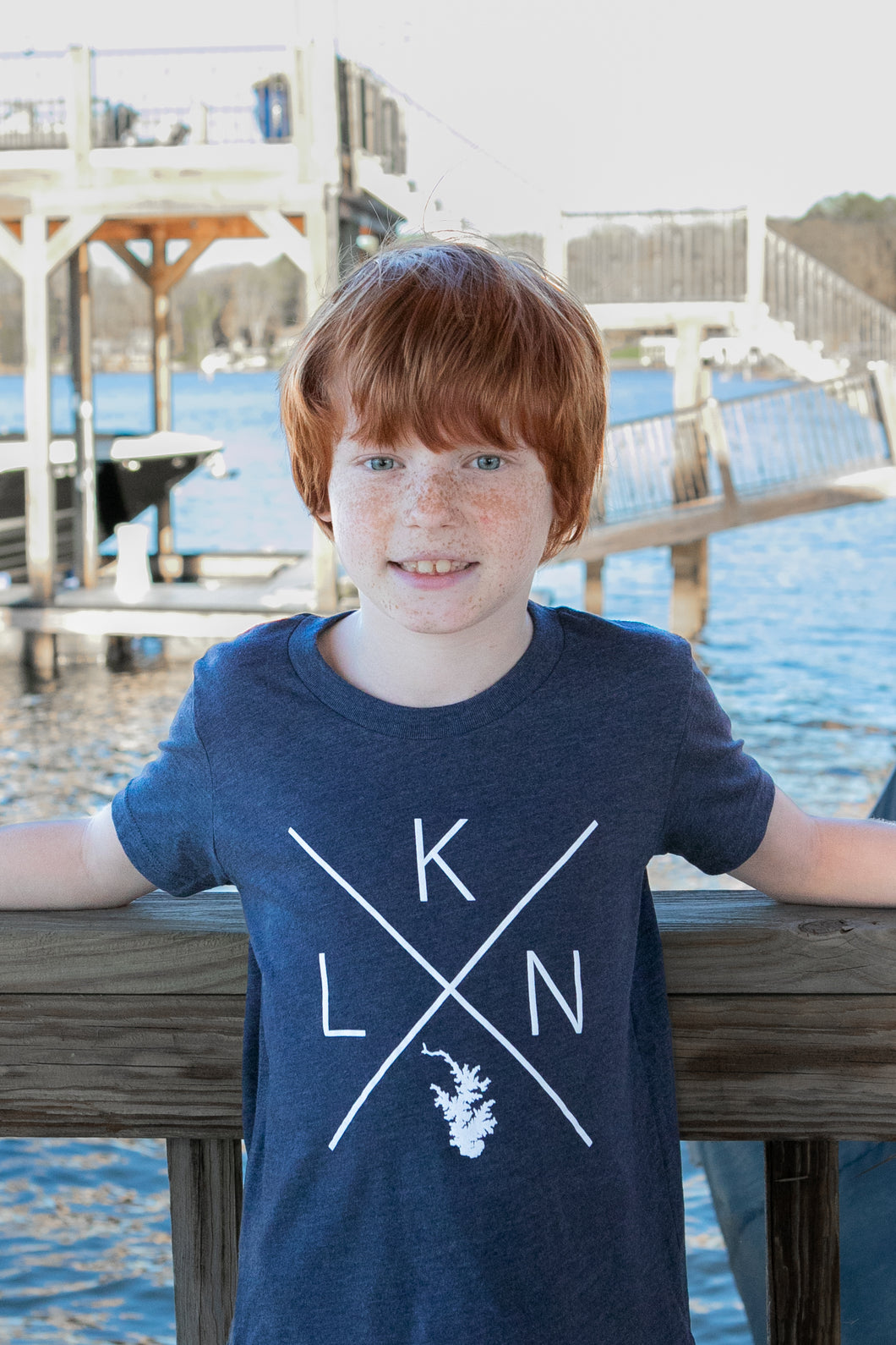 Youth LKN Lake T-Shirt - Navy