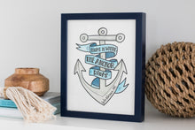 Load image into Gallery viewer, &quot;Home is Where the Anchor Drops&quot; Giclée Fine Art Print
