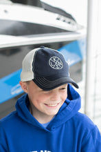Load image into Gallery viewer, Super Soft Mesh Back LKN Anchor Hat - New Navy/Stone
