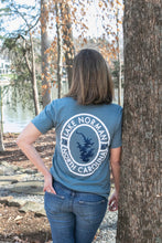 Load image into Gallery viewer, Lake Norman Oval Short Sleeve T-Shirt - Heather Slate
